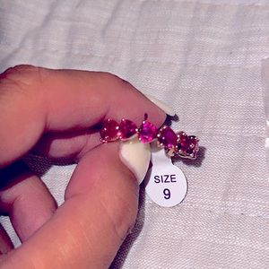 Beautiful size 9 Ruby ring